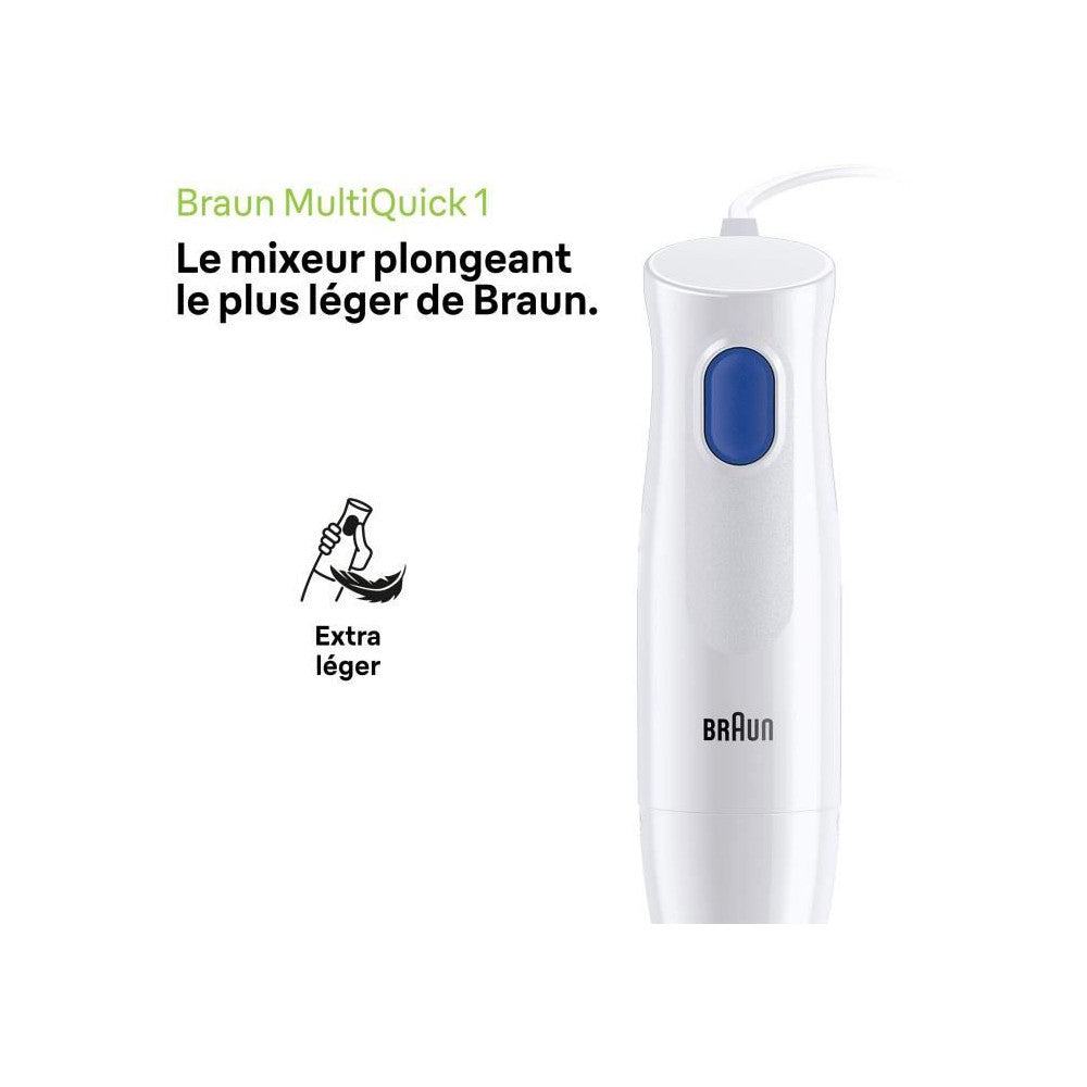 Mixeur Plongeant -   - Multiquick Mq10.202m - 450 W - 1 Vitesse - Blanc Braun - Mathon - 2
