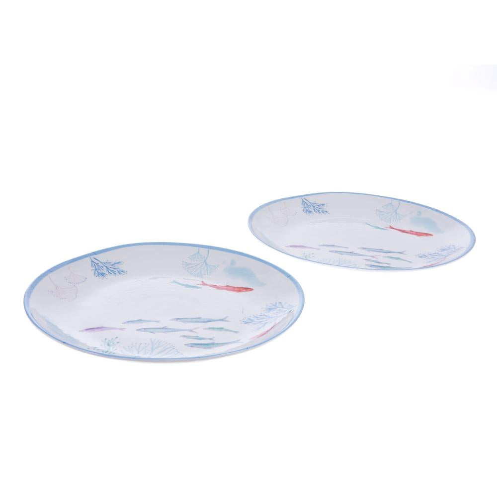 Lot de 2 assiettes Melamine Isao 27 cm Amadeus - Mathon - 2