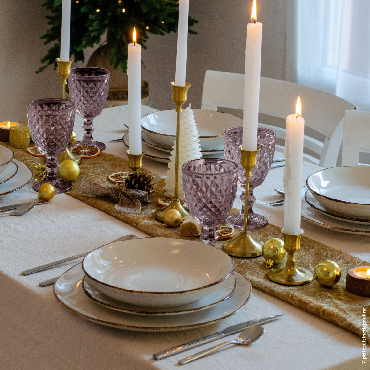 Diamond Pourpre - 6 verres à pied 20 cl Médard de Noblat - Mathon - 3