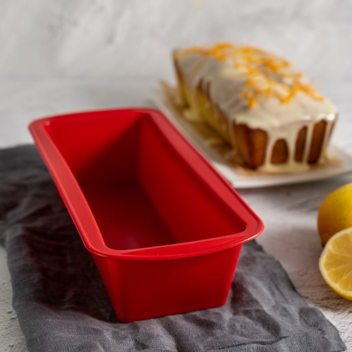 Moule à kougelhopf et moule à cakes en silicone rouge Dr. Oetker Flexxibel Love Dr. Oetker - Mathon - 4