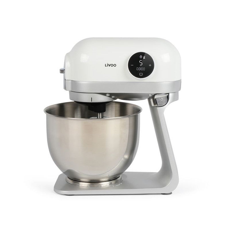 Robot Pâtissier Livoo Dop234 - 1200 Watts - 5 Litres - Mouvement Planétaire - 6 Niveaux De Vitesse Livoo - Mathon - 1