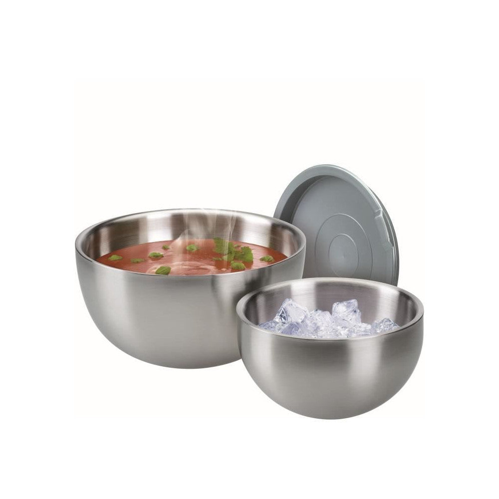 Saladier Isotherme - Gsw - 30 Cm - Acier Inoxydable - 5,50 L - Couvercle étanche - Double Paroi GSW - Mathon - 2