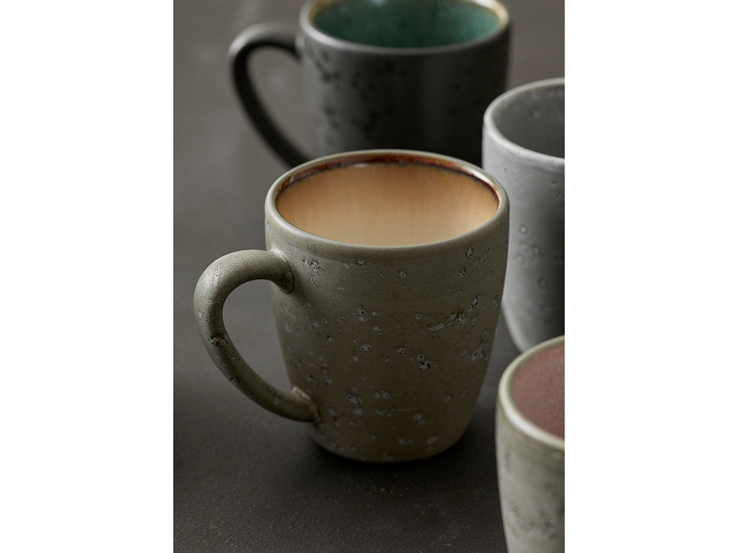 Mug GASTRO en grès Gris/Crème Bitz - Mathon - 3