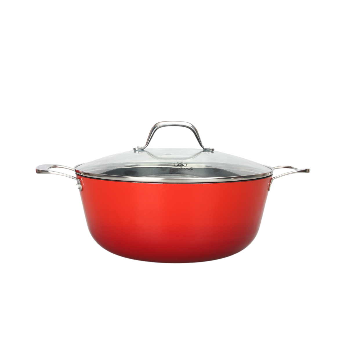 Faitout rouge 24cm - "Red AirIron" Laguiole Cuisson - Mathon - 1