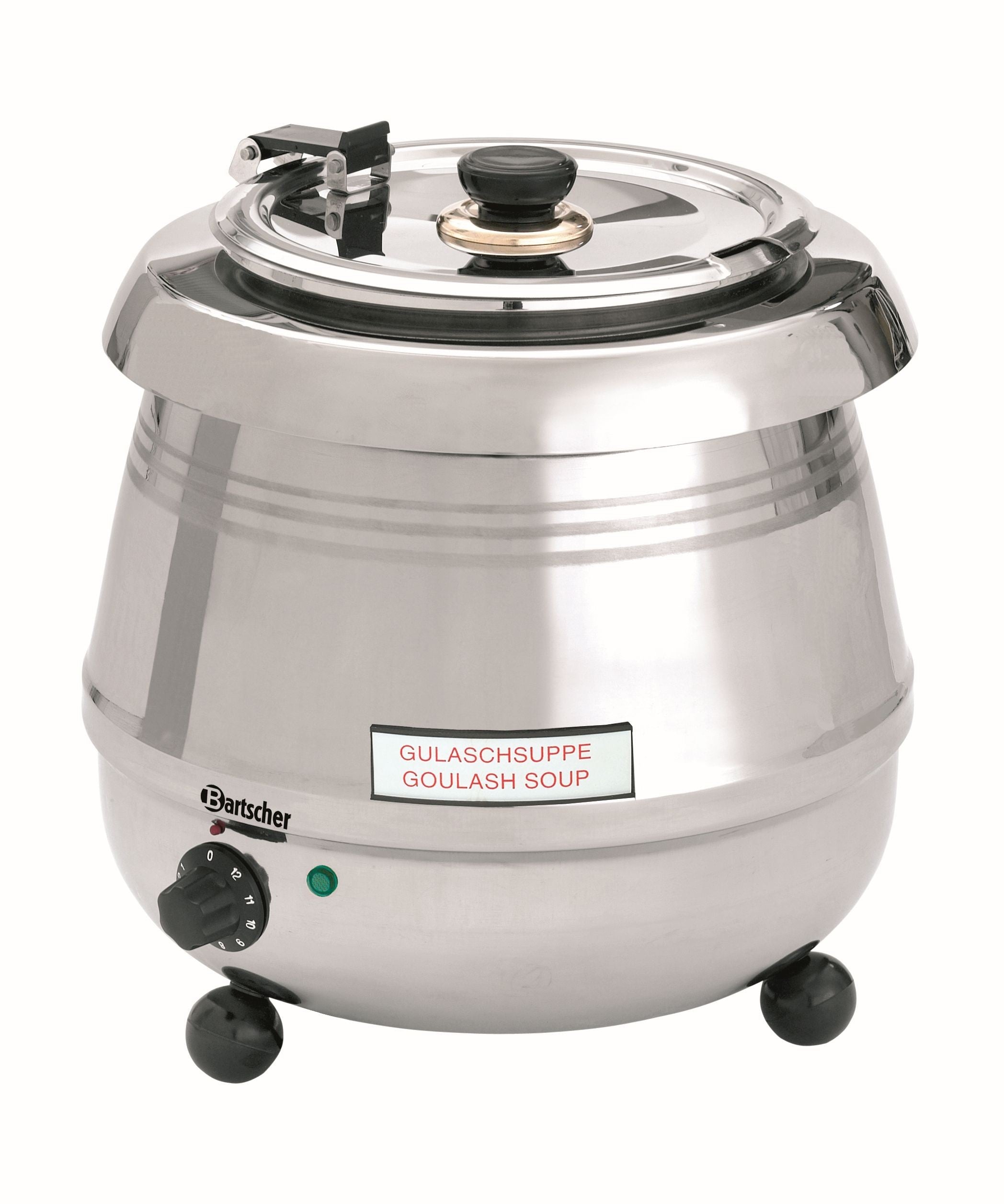 Soupière De Luxe inox couvercle ajouré - H 360 mm -  9 L Bartscher - Mathon