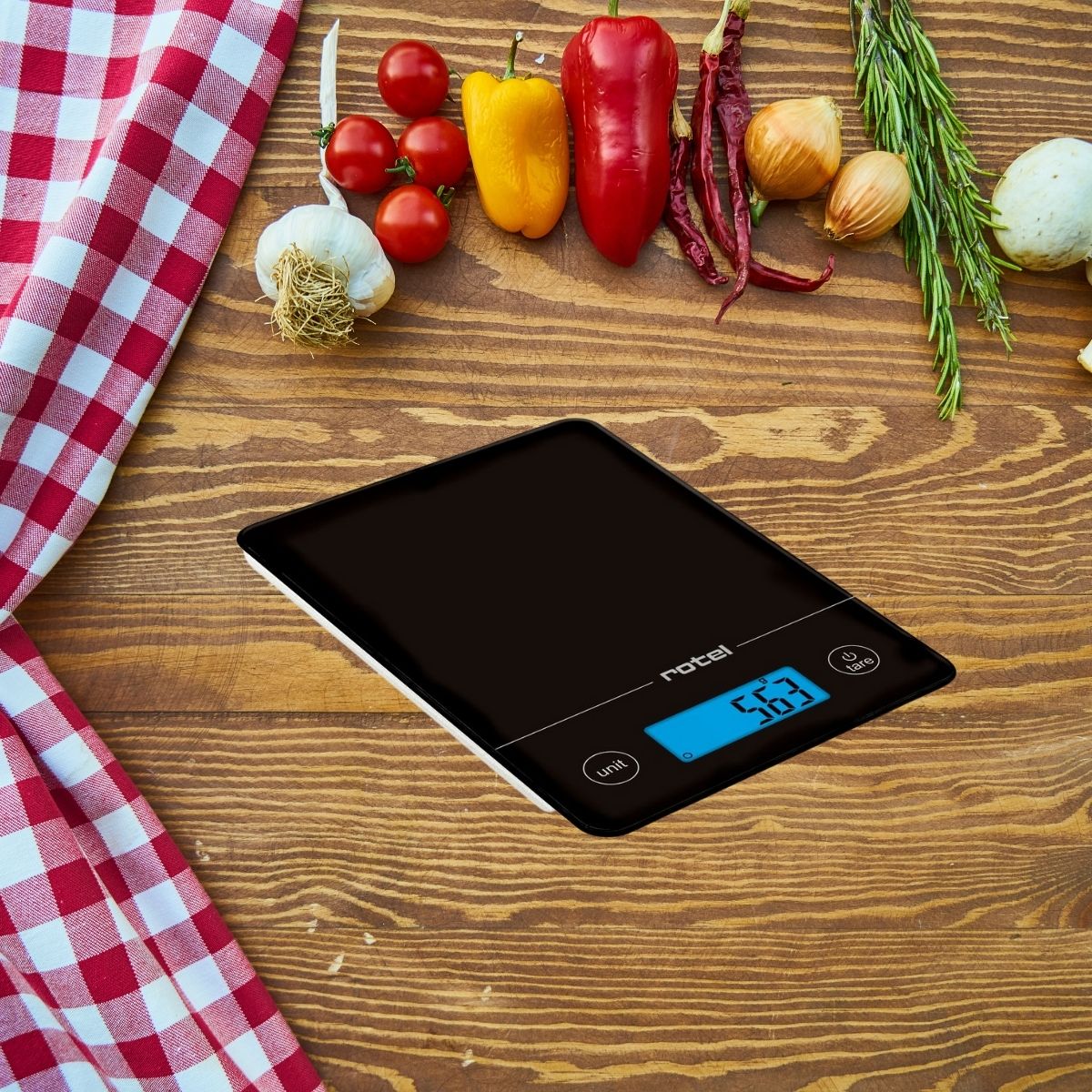 Balance de cuisine Noir électronique écran tactile Rotel Rotel - Mathon - 2