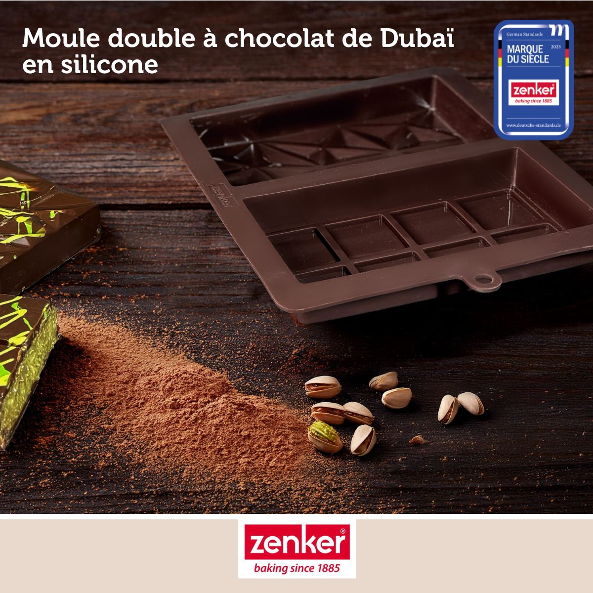 Double moule à chocolat de Dubaï en silicone Zenker Special Creative Zenker - Mathon - 2