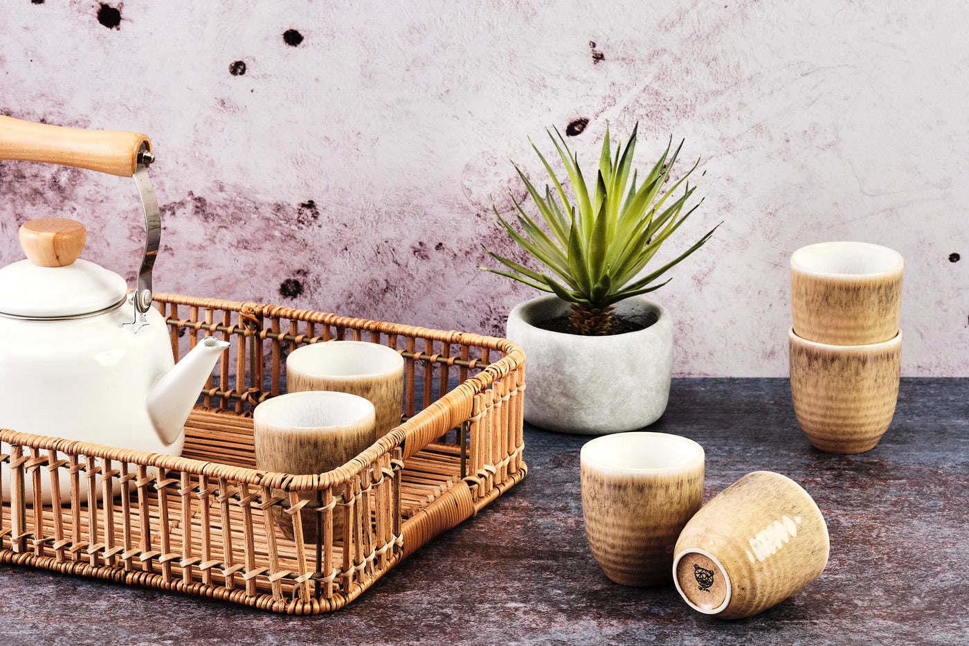 Tasse COSMOS 15cl - 6 pièces - Crème Björn - Mathon - 2