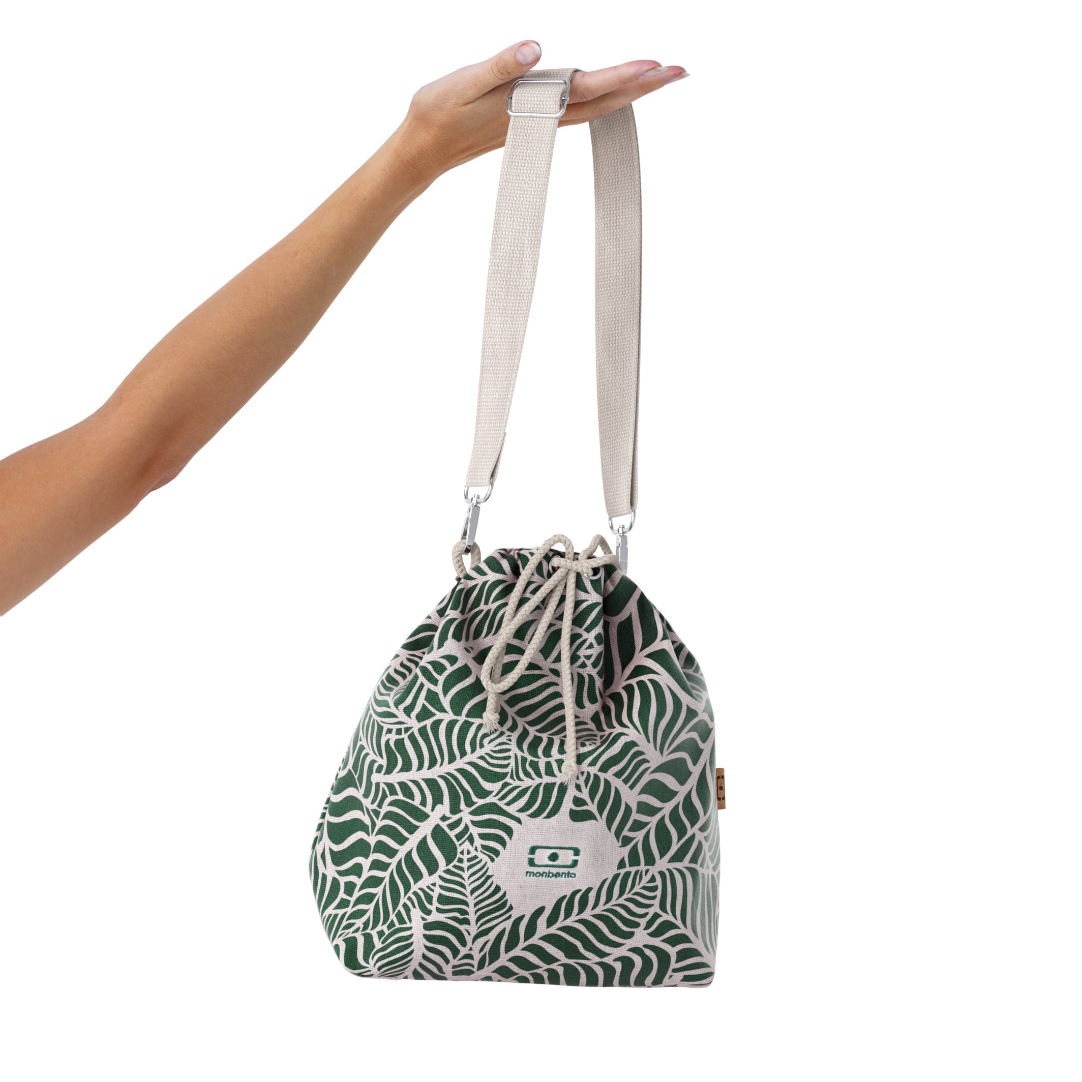 Set repas lunch box 2 étages 1L graphic Jungle + accessoires Monbento - Mathon - 5