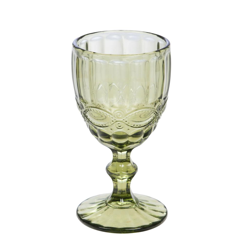 Boîte de 6 verres à pied vert Amadeus - Mathon - 1