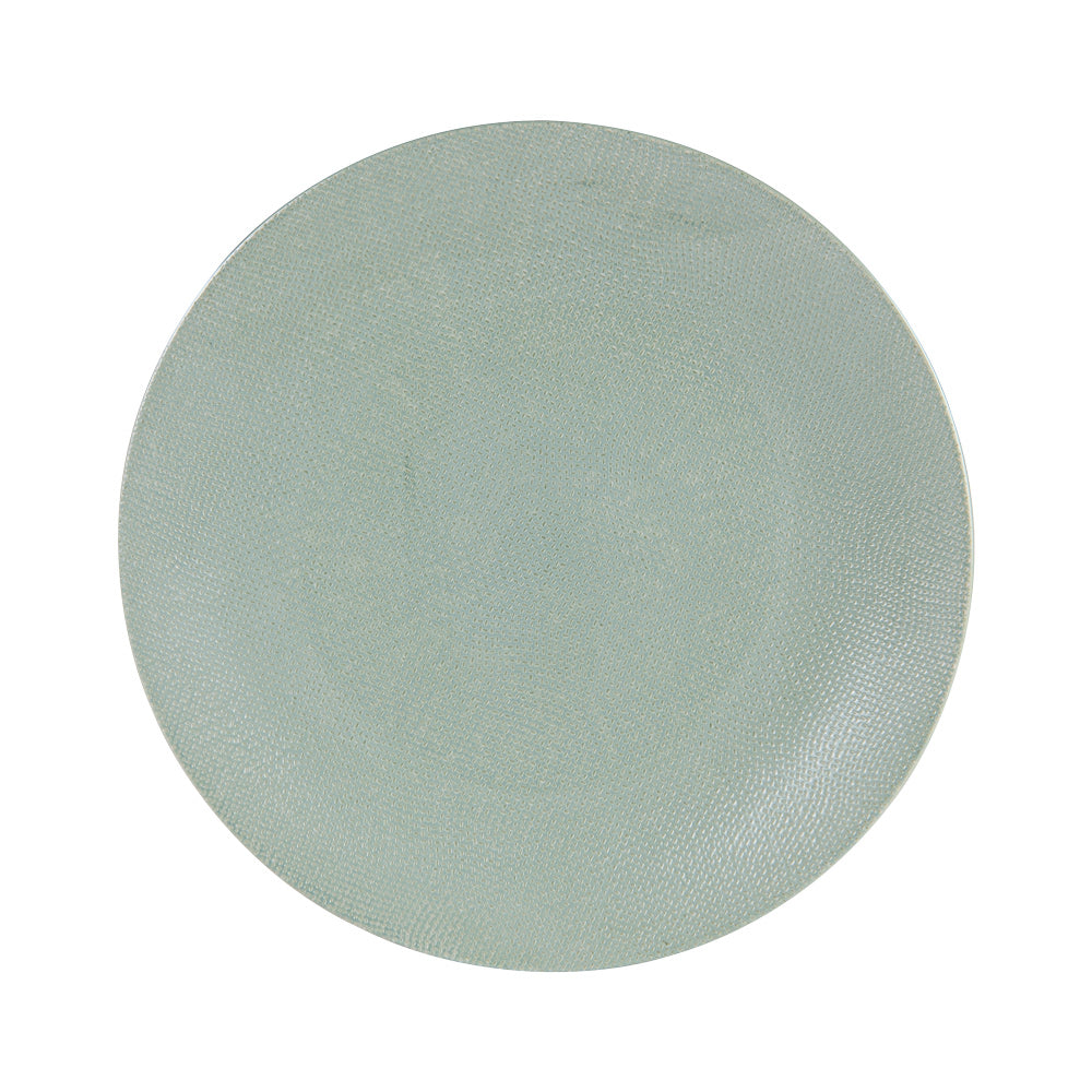 Assiette de présentation Vésuvio sauge 31 cm Table passion - Mathon - 1