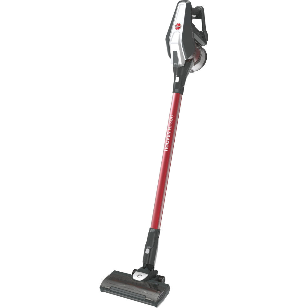 Aspirateur Balai Sans Fil -   Hf322th - Puissance 22 V - Autonomie 40 Min - Réservoir 0,7 L - Noir/rouge Hoover - Mathon - 1