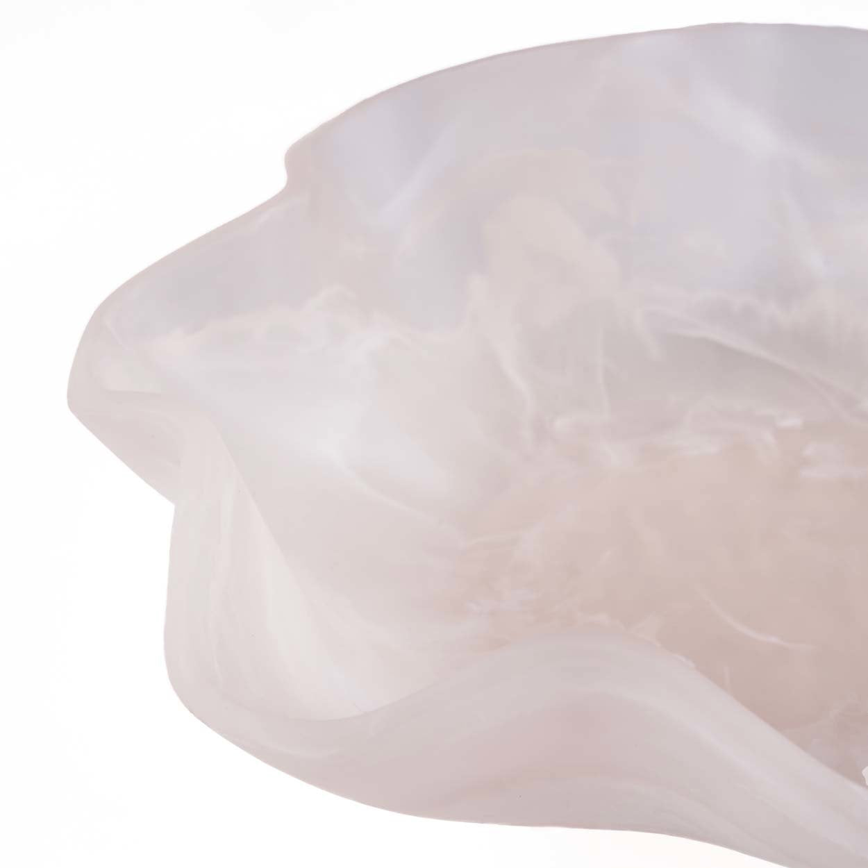 Le Saladier Organique En Résine - Rose Blanc Bazar Bizar - Mathon - 2