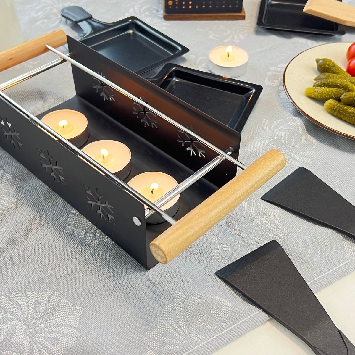 Raclette a la bougie 2 personnes  spécialités culinaires Fackelmann - Mathon - 10
