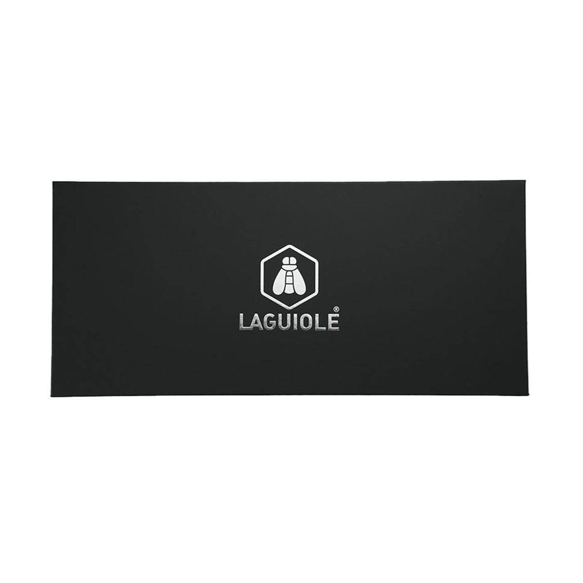 Couteau à légumes noir damas 21cm avec étui - "Core" Laguiole Cuisson - Mathon - 3