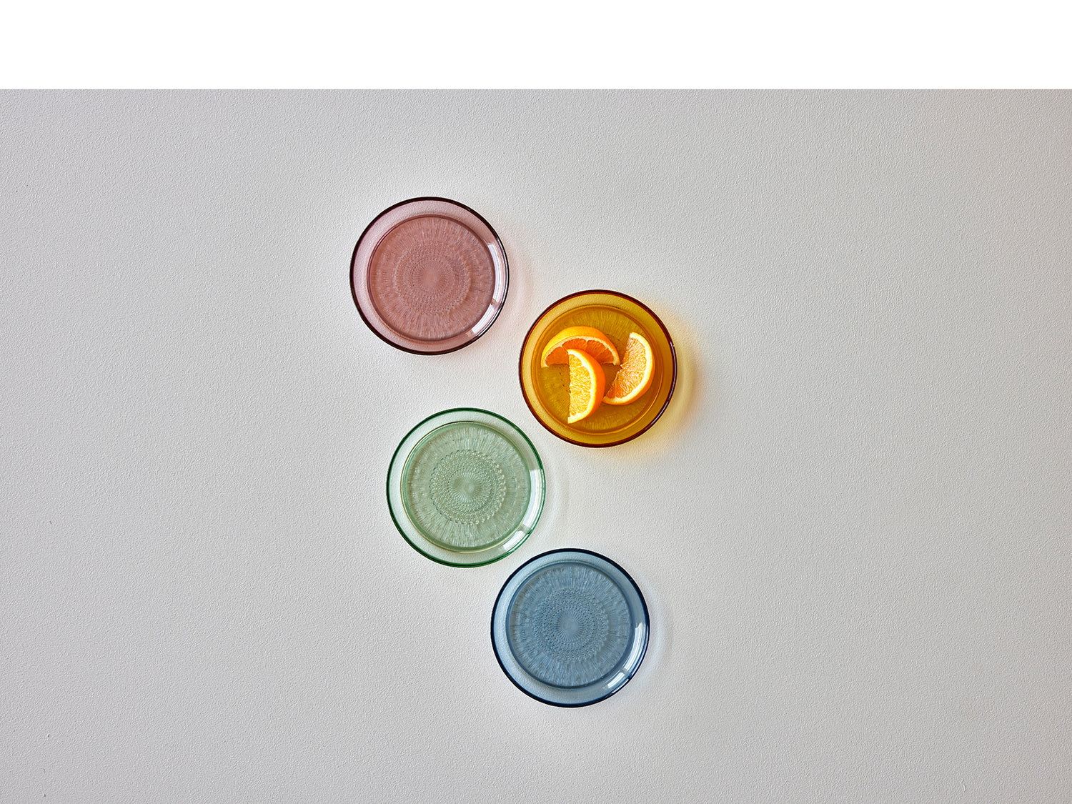 Assiette Kusintha en verre Rose Bitz - Mathon - 8