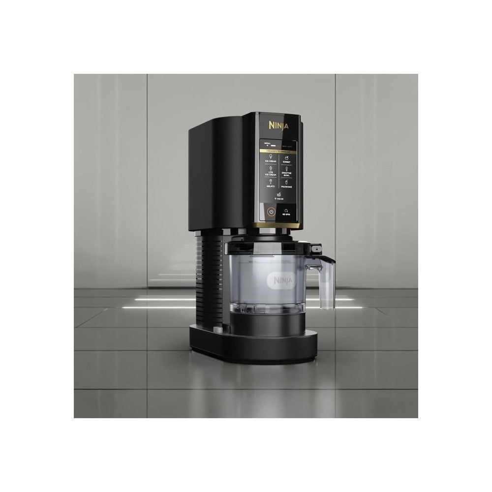 Machine A Glaçes Ninja - Creami Nc302eubg - 7 Programmes - 2 Pots Inclus 493ml - édition Limitée Noir/or Ninja - Mathon - 2