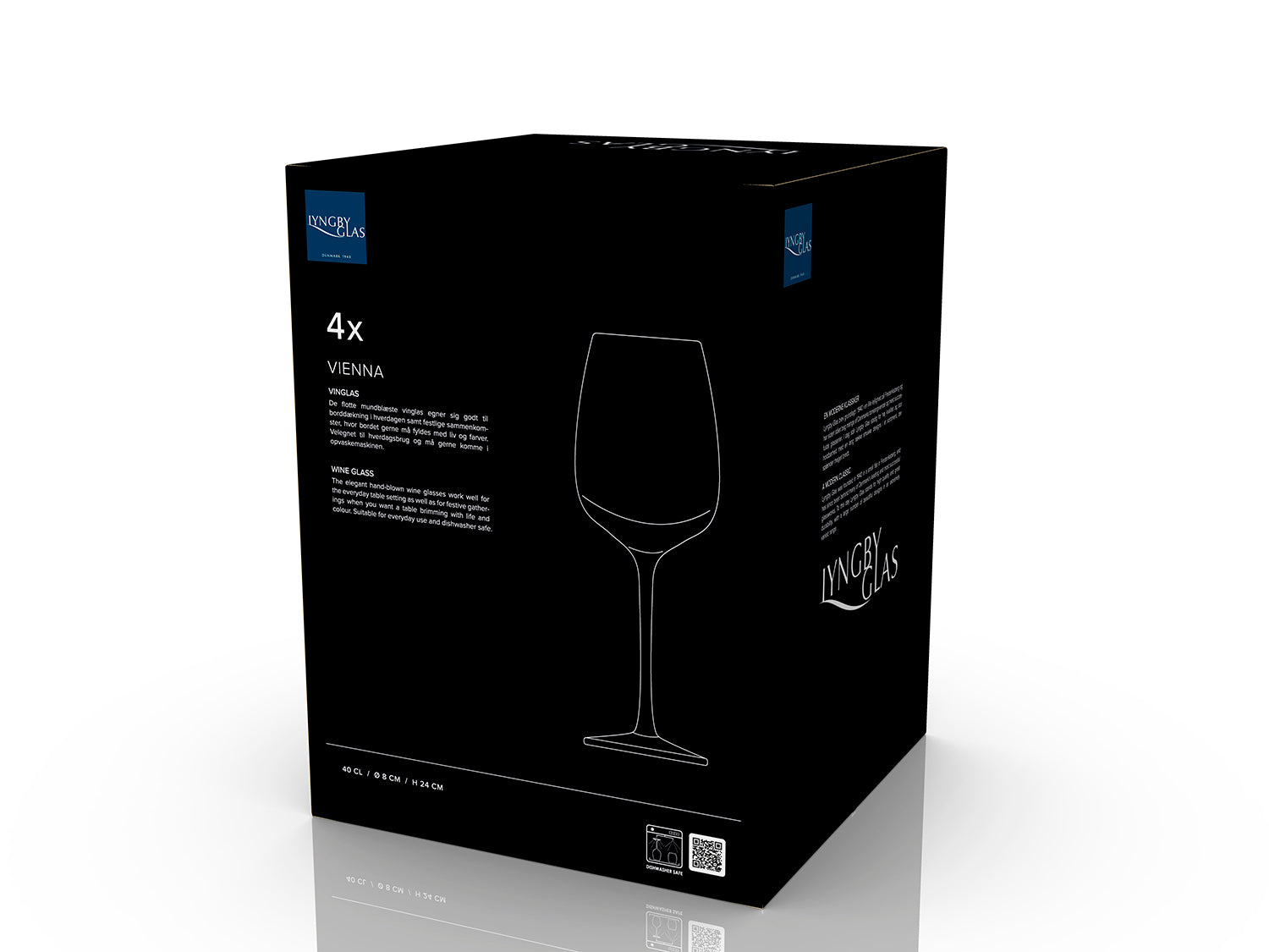 Set de 4 verres à vin VIENNA Vert Lyngby Glas - Mathon - 5