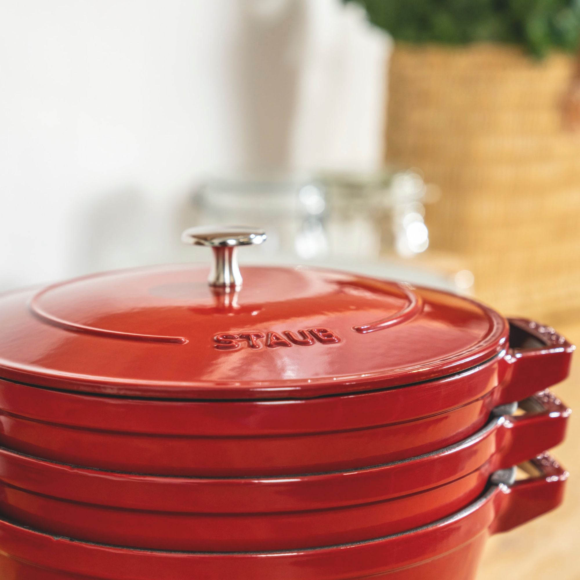 3-pcs, Set empilable, Cerise Staub - Mathon - 2