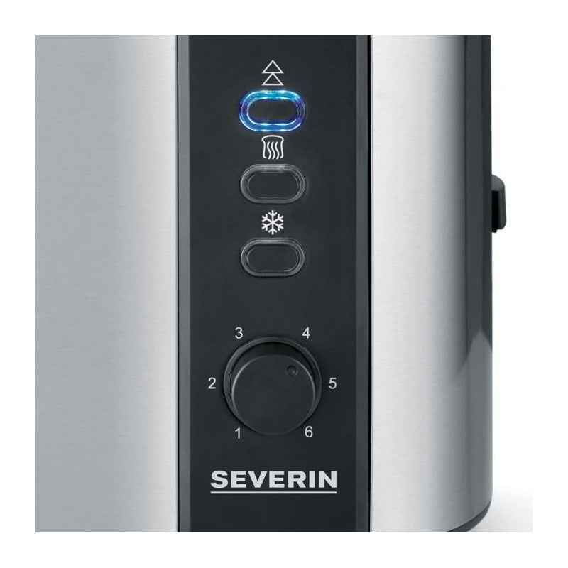 At2589 Grille-pain, 2 Fentes Pour 2 Tranches : Griller, Degeler Et Rechauffer, Support Viennoiseries, Centrage Auto, Ino Severin - Mathon - 3