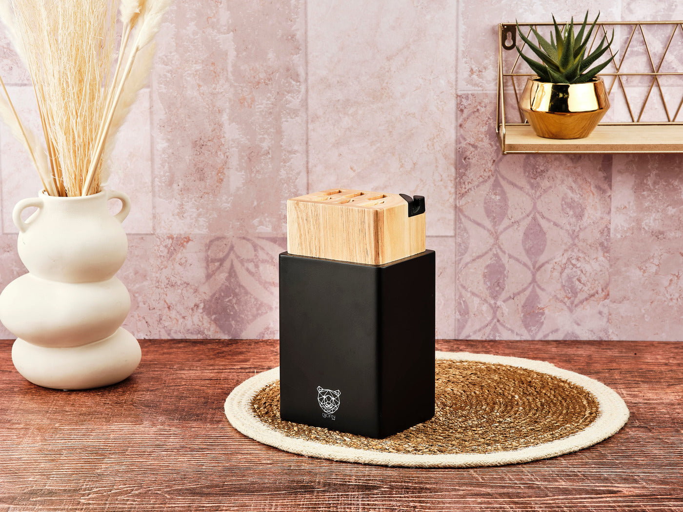 Lot de 8 couteaux de cuisine en inox noir D Björn - Mathon - 6