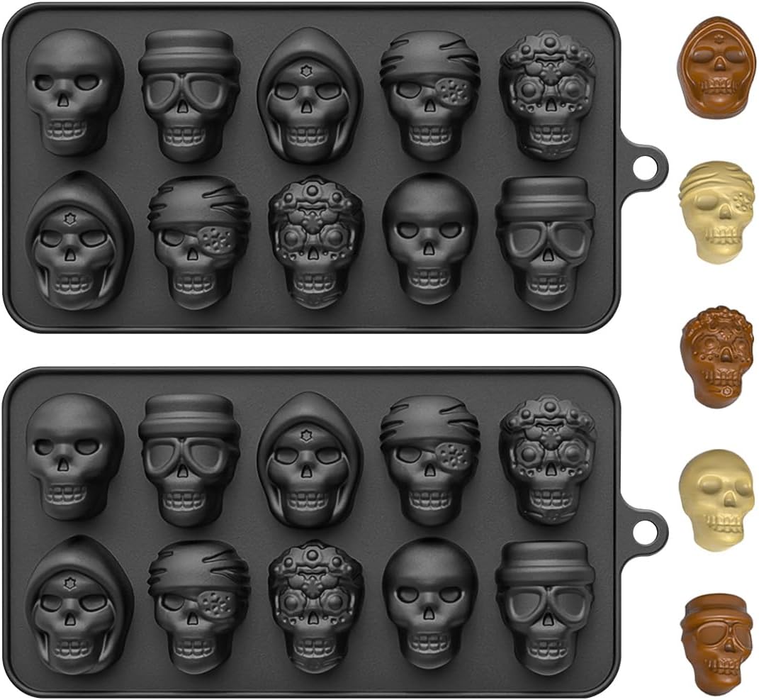 2 Moule Silicone Halloween Vendos85 - Mathon