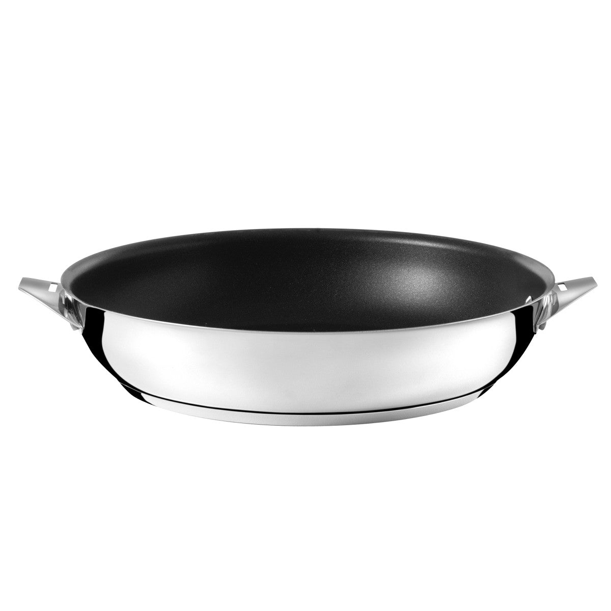 Eclipse - Lot de 3 poêles 20-24-28 cm avec revêtement céramique et poignée amovible inox Cuisinox - Mathon - 2