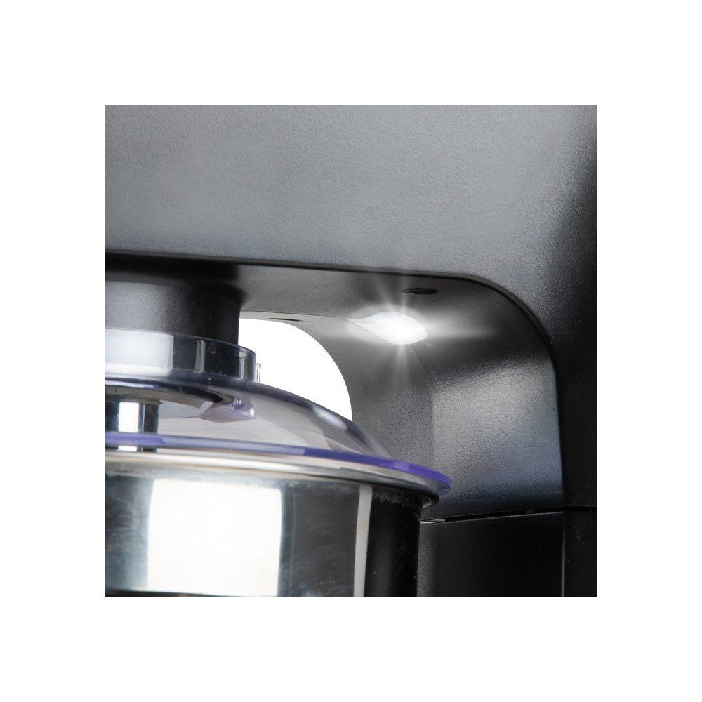 Robot Pâtissier Multifonction - Domo - 1200 W - 4,5 L - 8 Vitesses + Pulse - Gris / Noir Domo - Mathon - 4