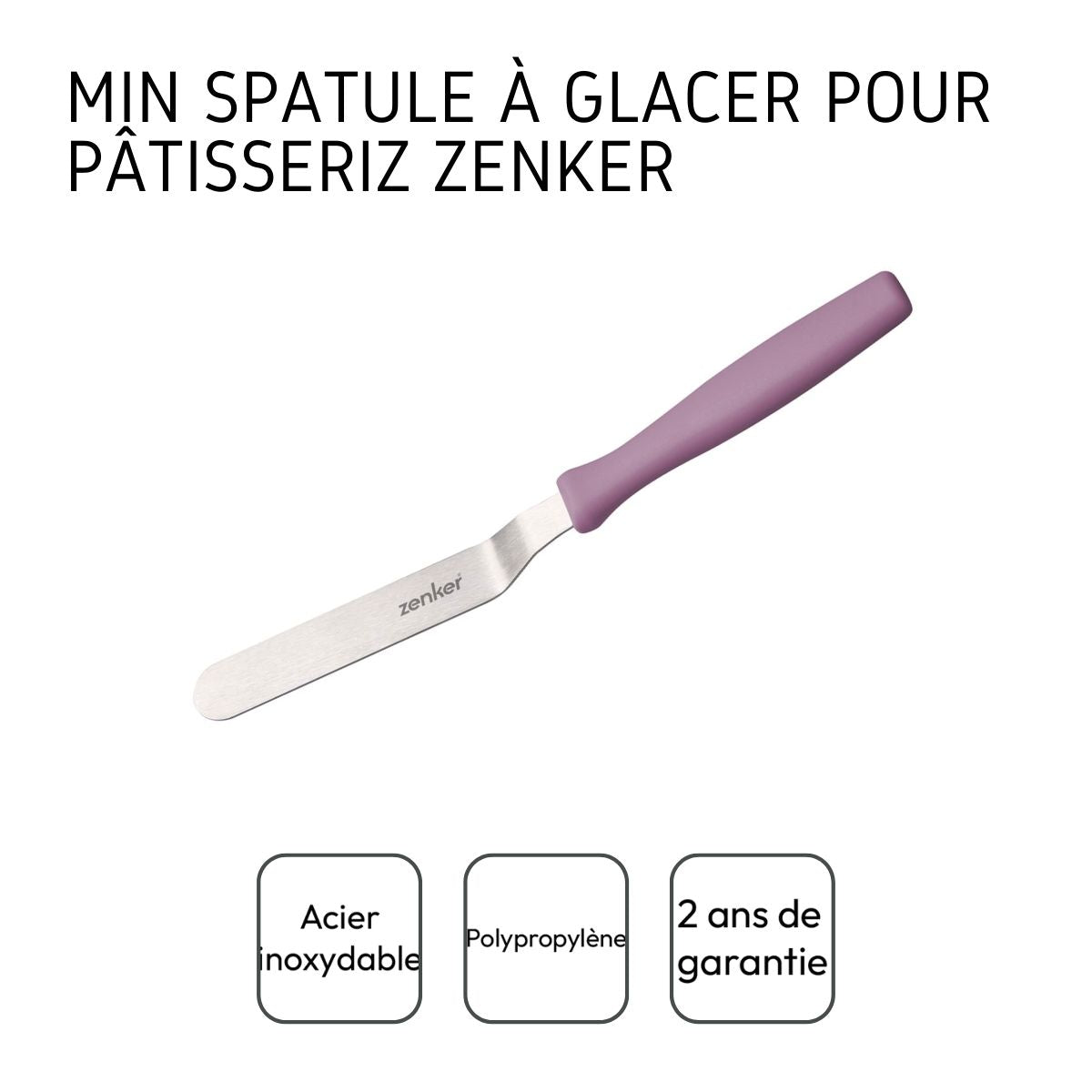 Mini spatule coudée 22,2 cm Zenker Sweet Sensation Zenker - Mathon - 4