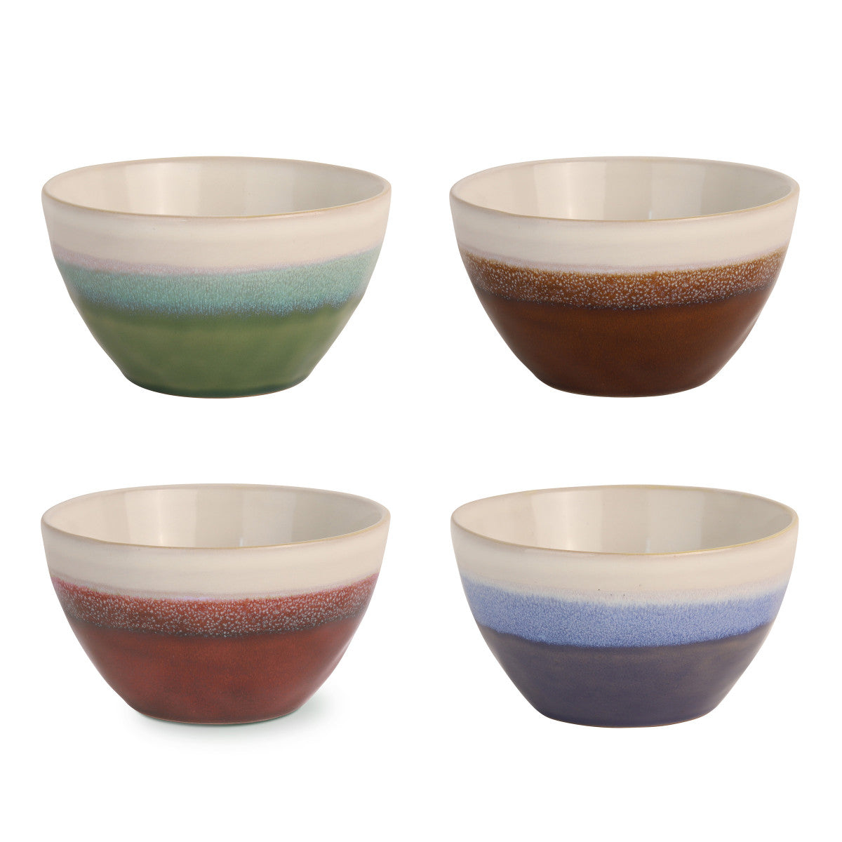 Fuji - Set de 4 bols 60 cl assortis Médard de Noblat - Mathon - 1