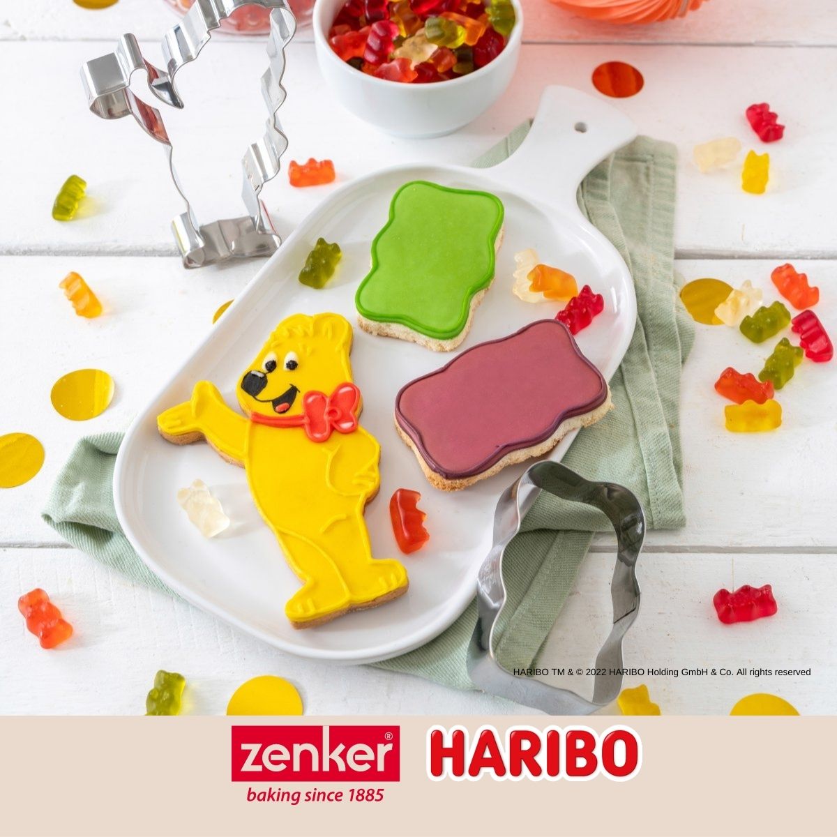 Lot de 2 emporte-pièces nounours Zenker par Haribo Zenker - Mathon - 2