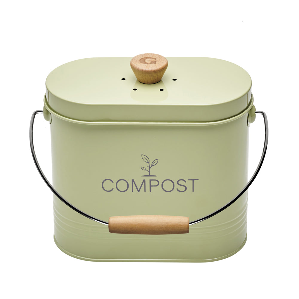 Seau compost ovale vert 3L Guillouard - Mathon - 1