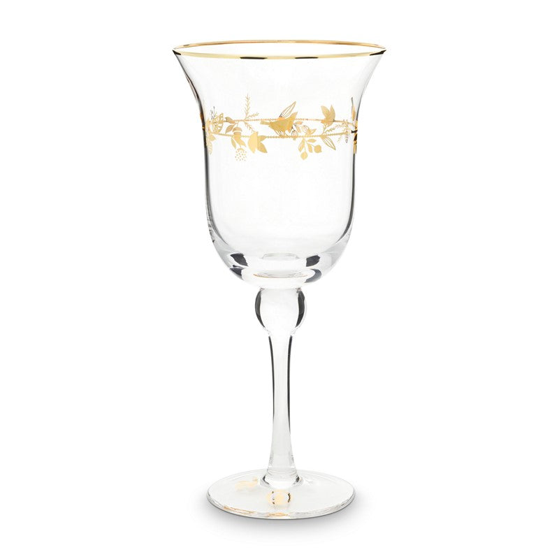 Lot de 6 Verres à vin Love Birds Gold - 360ml Pip Studio - Mathon