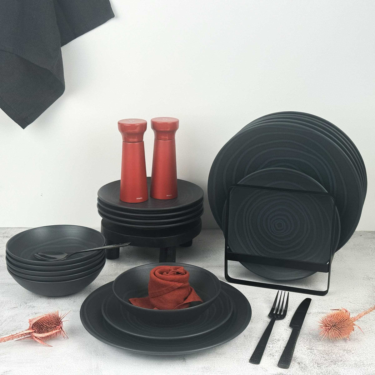 Vibe Gris - 6 assiettes dessert Médard de Noblat - Mathon - 3