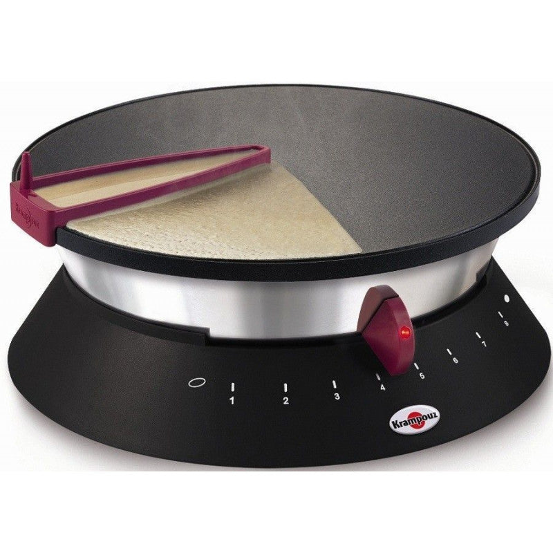 Diabolo Cebpf2bo - Crêpière - 1250 W - Noir Krampouz - Mathon - 1