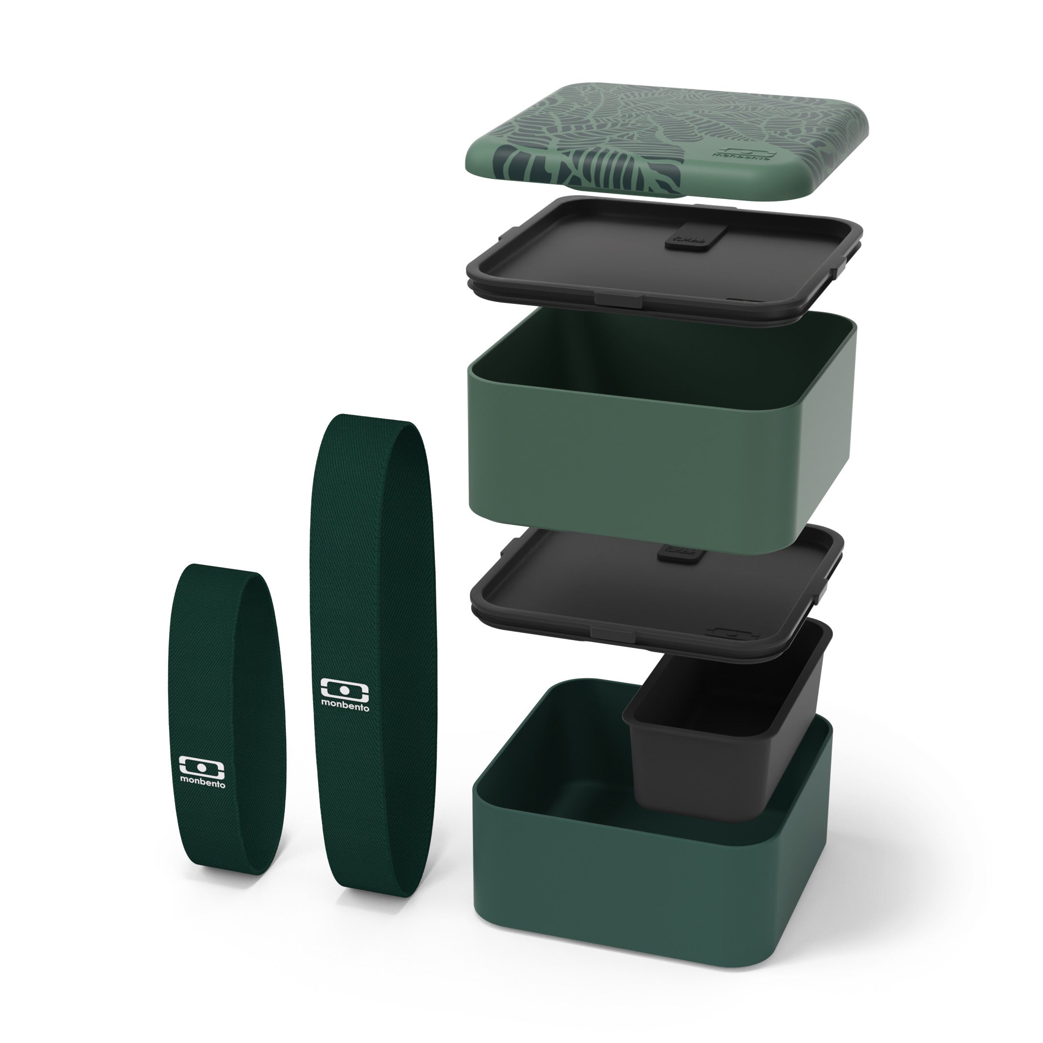 Set repas lunch box 2 étages 1,7L + sac de transport + couverts Monbento - Mathon - 2