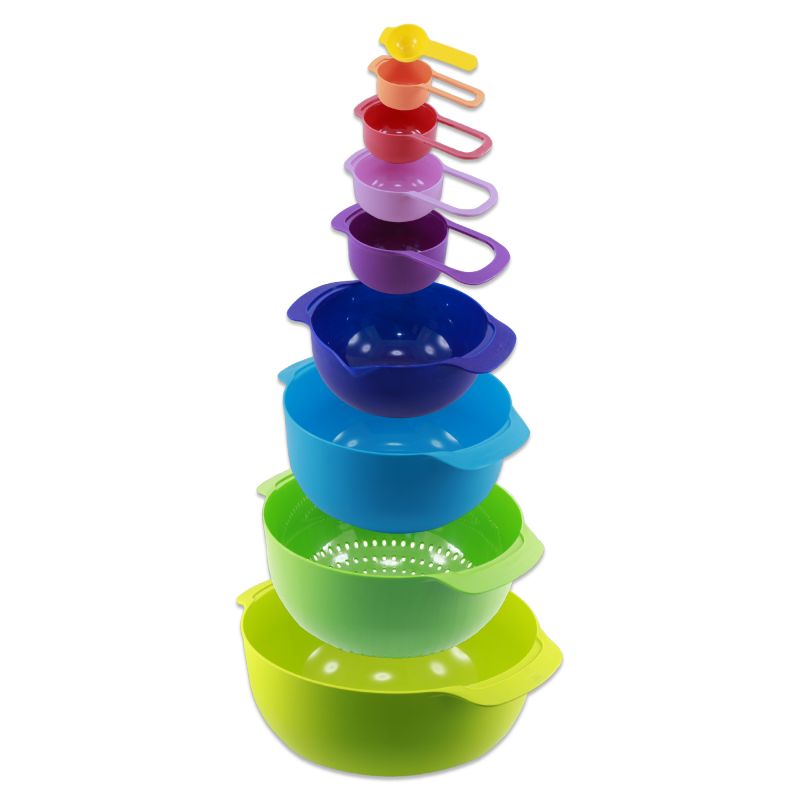 Ensemble de bols et doseurs 9 pièces Herzberg HGBOL9N1 Herzberg - Mathon - 1