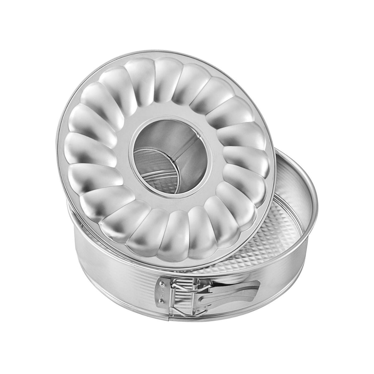 Moule à manqué et à savarin double fond 26 cm Zenker Silver Zenker - Mathon - 1