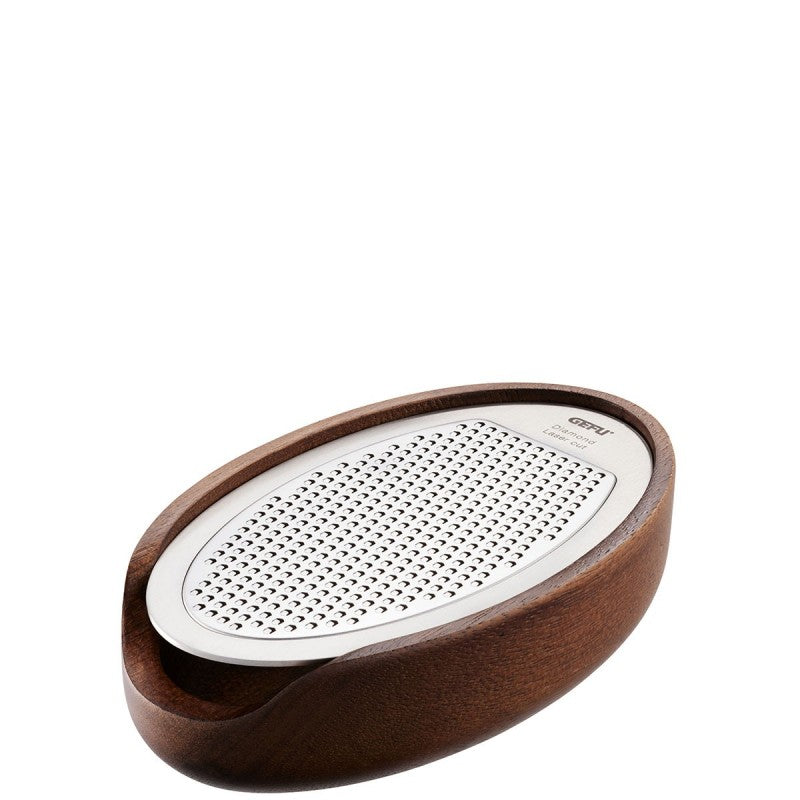 Râpe à parmesan Parmezo en inox et bois d