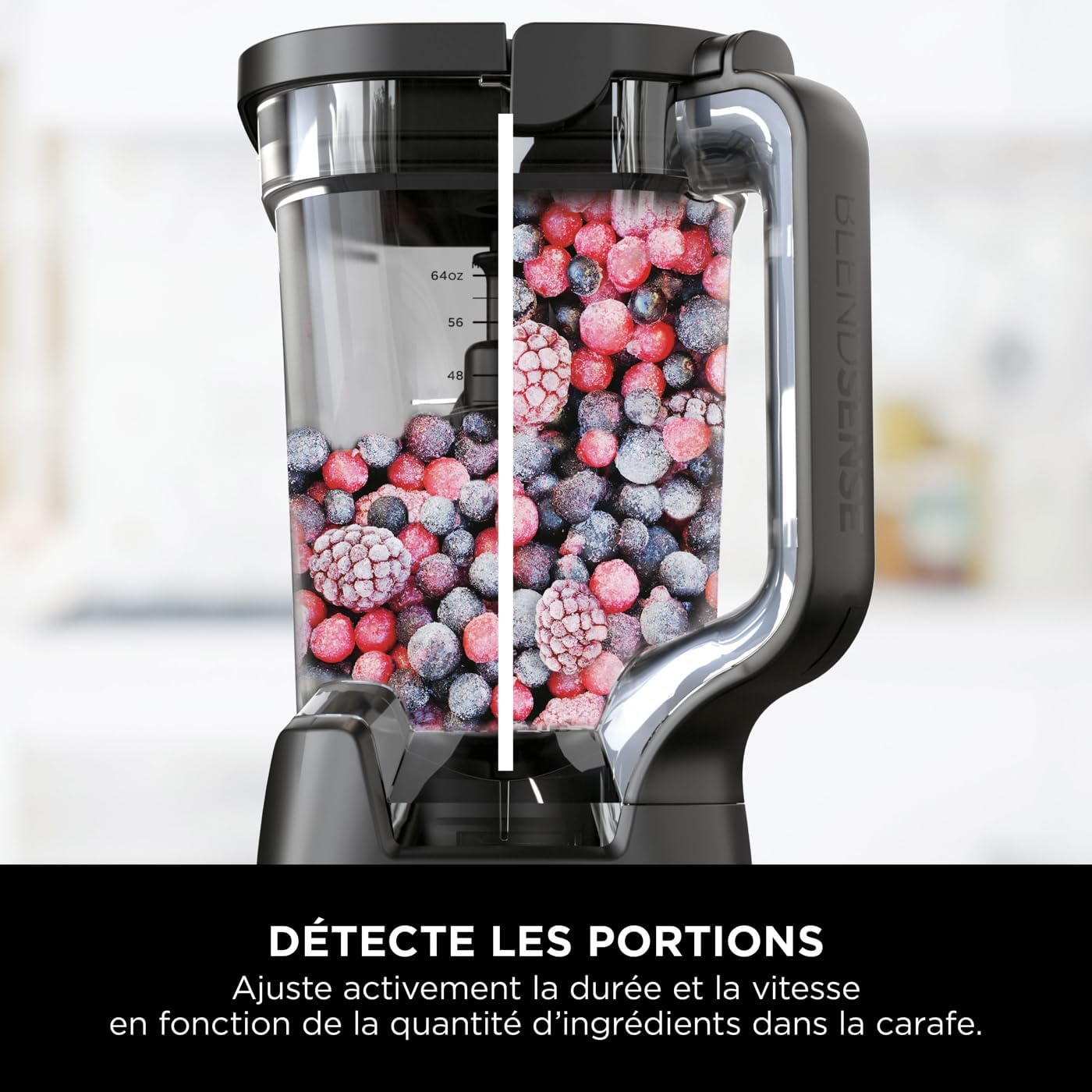 Robot Mixeur Ninja Detect Power Blender Pro 1200w - 2-en-1 - 2l - 15 M Ninja - Mathon - 8