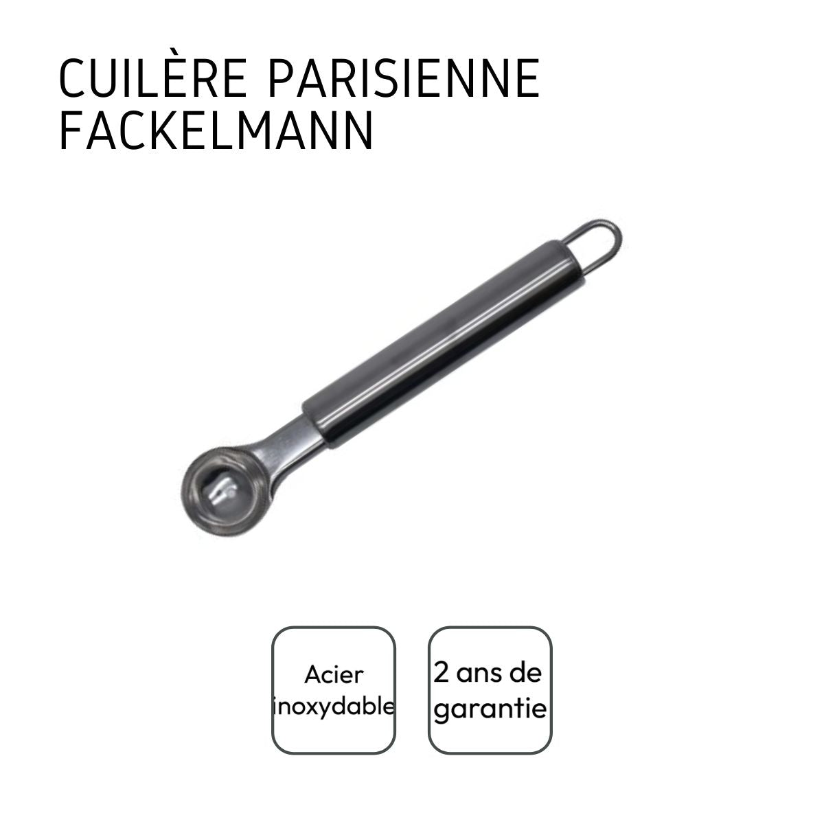 Cuillère à melon type cuillère à pomme parisienne Fackelmann Elemental Fackelmann - Mathon - 4