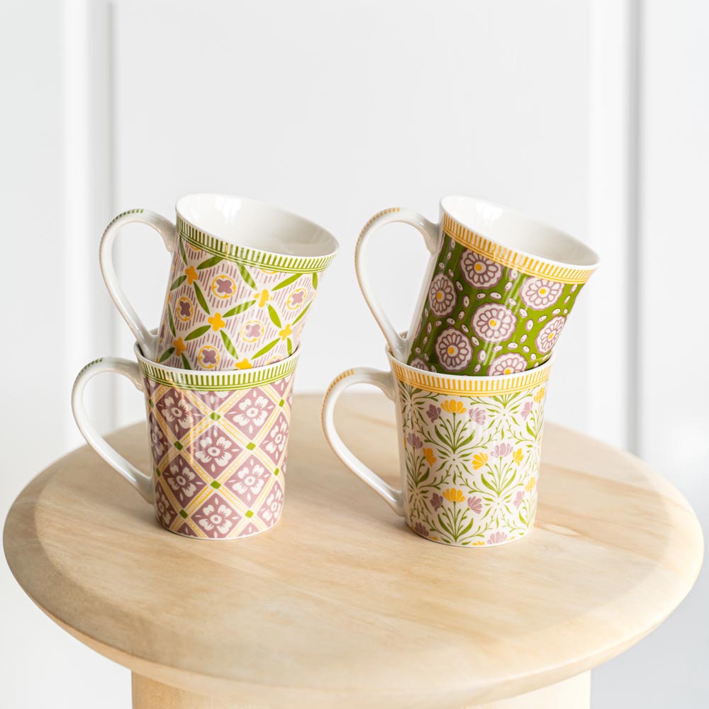 Coffret de 4 mugs Chester 38 cl Table passion - Mathon - 3