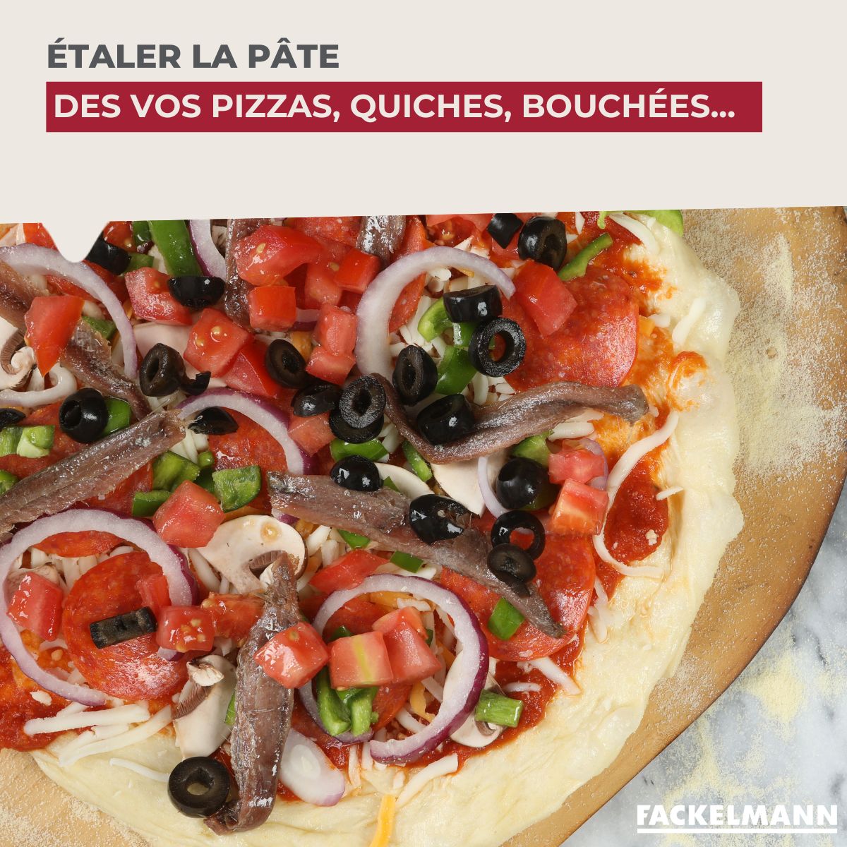 Petit rouleau à pâtisserie en bois 23,5 cm  Wood Edition Fackelmann - Mathon - 7