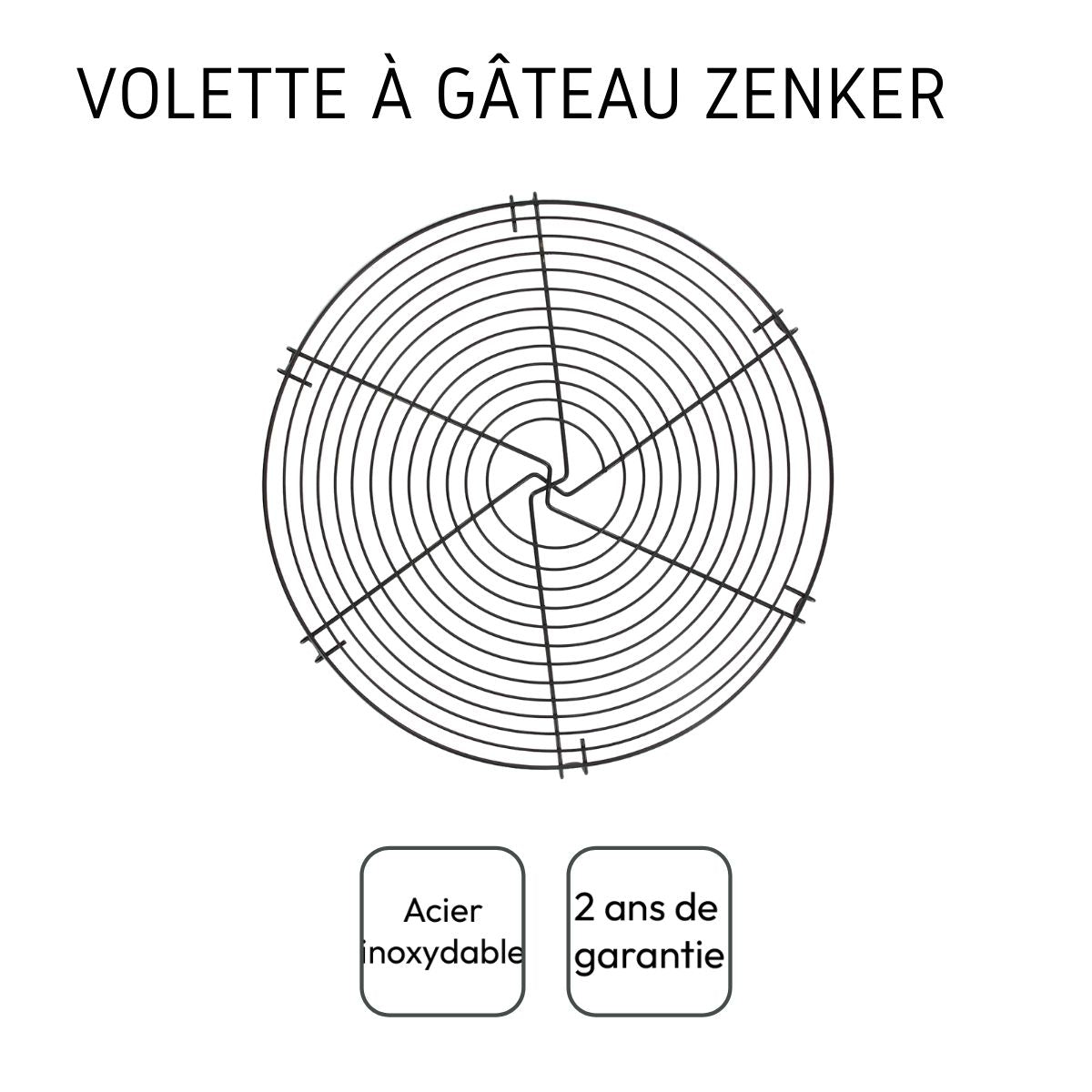 Présentoir à gâteaux 30 cm Zenker Smart Pastry Zenker - Mathon - 4
