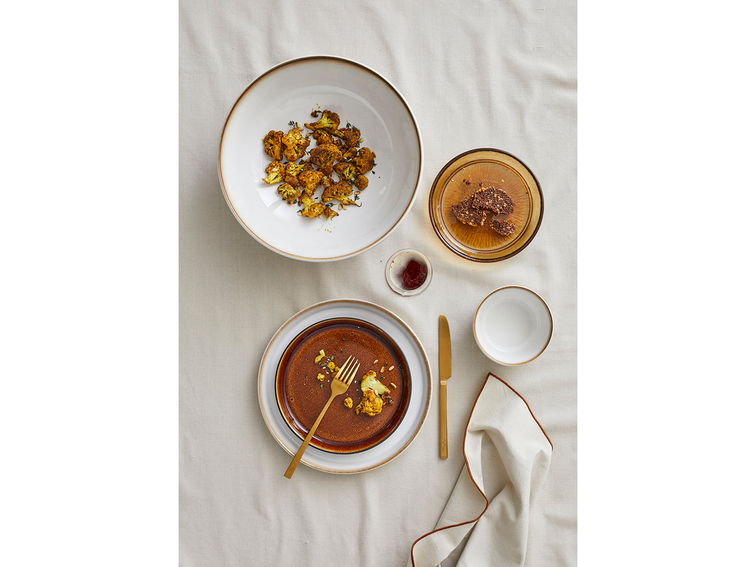 Bol GASTRO 12cm en grès émaillé Crème/Crème Bitz - Mathon - 3