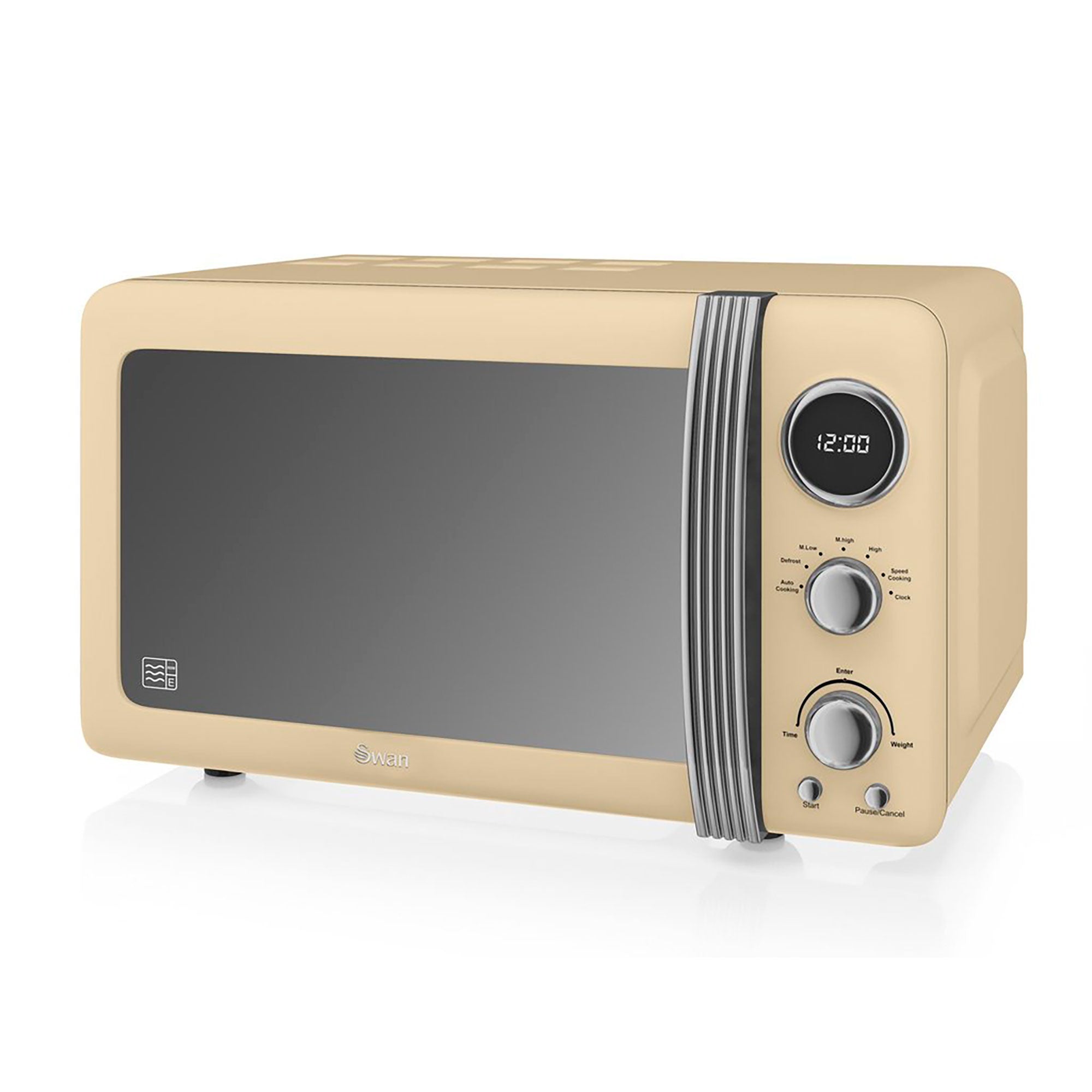 Retro Set Petit-Déjeuner Bouilloire 1,8L Grille-Pain 2 Tranches Micro-ondes 20L 850 Crème STRP2070CNEU - Mathon - 5