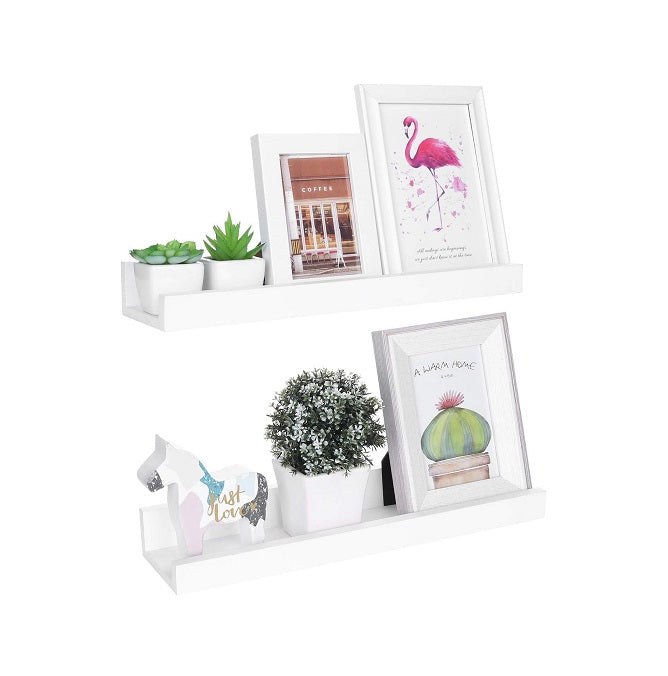 Etagère Murale en Bois blanc Vendos85 - Mathon