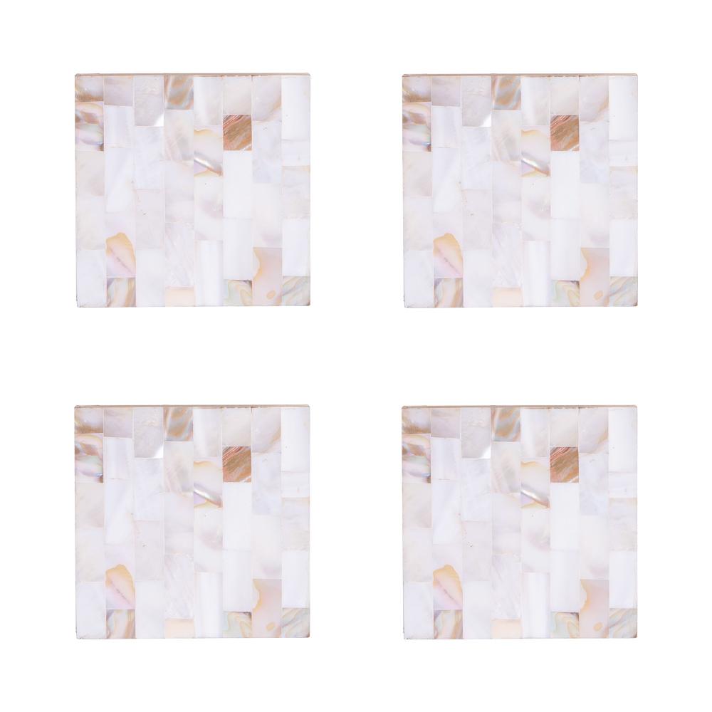 Coffret de 4 dessous de verre Posidonie Table passion - Mathon - 1