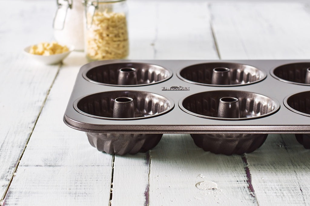 Plaque de Cuisson 6 Cakes en acier carbone, Easy baking, 35x27xH5 cm Birkmann - Mathon - 2