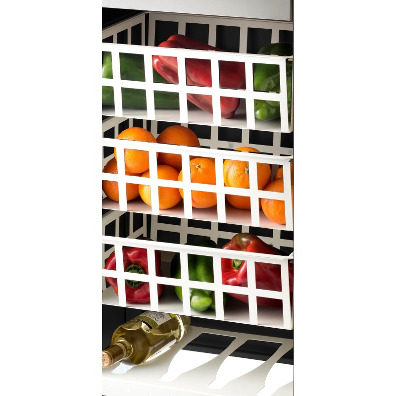 Desserte de cuisine avec plan de travail en acier inoxydable, MOHER, Noir Don Hierro - Mathon - 7